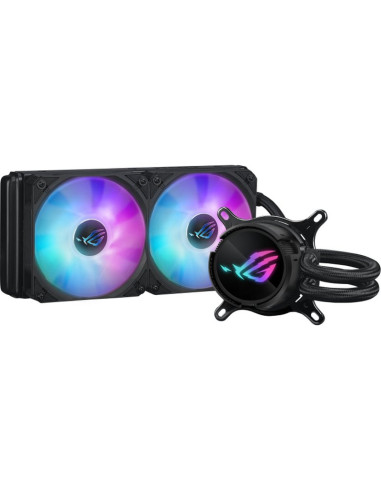 Refrigeracion ASUS 1382930 - ASUS ROG Strix LC III 240 ARGB Procesador Kit de refrigeracion liquida 12 cm Negro