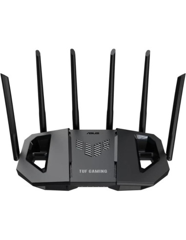 Redes ASUS ASU-ROU TUF-BE6500 - Router Inalambrico 5G Movil Asus TUF Gaming BE6500/ WiFi 7/ 6500Mbps/ 2.4GHz 5GHz/ 6 Antenas