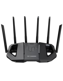 Redes ASUS ASU-ROU TUF-BE6500 - Router Inalambrico 5G Movil Asus TUF Gaming BE6500/ WiFi 7/ 6500Mbps/ 2.4GHz 5GHz/ 6 Antenas 2
