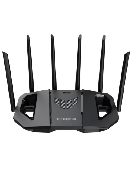 Redes ASUS ASU-ROU TUF-BE6500 - Router Inalambrico 5G Movil Asus TUF Gaming BE6500/ WiFi 7/ 6500Mbps/ 2.4GHz 5GHz/ 6 Antenas