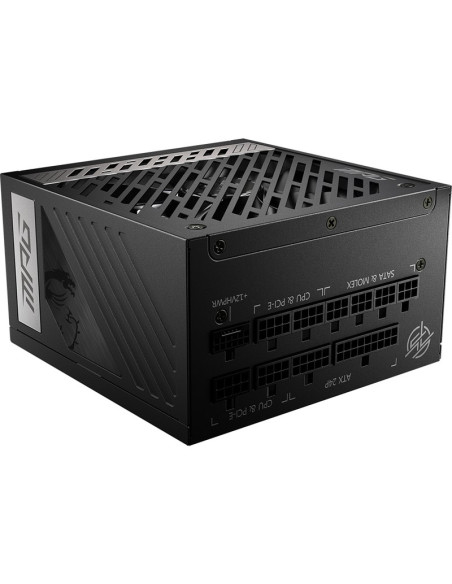 Fuente de alimentacion MSI 1377997 - MSI MPG A1000G PCIE5 unidad de fuente de alimentacion 1000 W 20+4 pin ATX ATX Negro