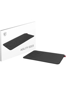 Perifericos MSI 1412776 - MSI AGILITY GD23 alfombrilla para raton Alfombrilla de raton para juegos Negro