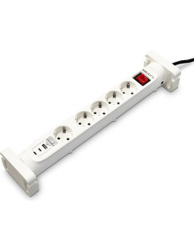 Sai SALICRU 1402982 - Salicru SPS SAFE 5S+ Blanco 5 salidas AC 230 V 1,4 m