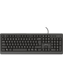 Perifericos TRUST 1338488 - Trust Primo teclado USB QWERTY Español Negro