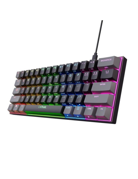 Perifericos TRUST GAMING TRU-TEC GXT 867 ACIRA BK - Teclado Gaming Mecanico Trust Gaming GXT 867 Acira