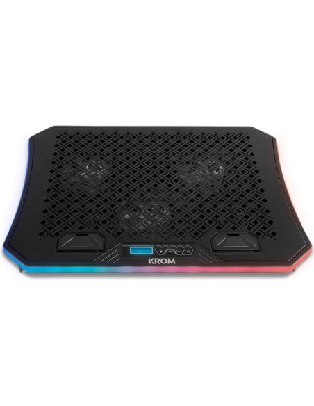 Accesorio KROM KROM-REF KOOLER - Soporte Refrigerante Krom Kooler para Portatiles hasta 19'/ Iluminacion LED