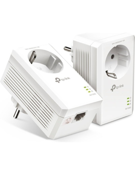 Accesorio TP-LINK 1413953 - TP-Link TL-PA7017P KIT adaptador de red PowerLine 1000 Mbit/s Ethernet Blanco 2 pieza(s)