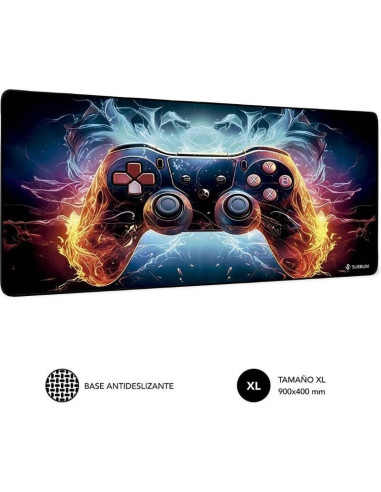 Perifericos SUBBLIM SUB-ALF MP-01PUW08 - Alfombrilla Subblim GameCore XL Mouse Pad/ 900 x 400 x 3 mm