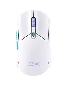 Perifericos HYPERX 1382973 - HP HyperX Pulsefire Haste 2 Core inalambricos: raton gaming (blanco/verde/purpura)