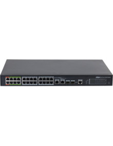 Redes DAHUA 1362059 - (DH-LR2226-24ET-360-V2) DAHUA SWITCH L2 EPOE GESTIONABLE 24 PUERTOS 10/100 (8 EPOE/EOC + 16 POE) +