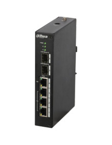 Redes DAHUA 1371183 - (DH-PFS4206-4P-96) DAHUA SWITCH POE L2 GESTIONABLE 3 PUERTOS + 1 UPLINK GIGABIT HIPOE + 2 SFP