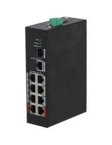 Redes DAHUA 1410373 - (DH-S4210-8GT-110) DAHUA SWITCH INDUSTRIAL L2 GESTIONABLE POE WATCHDOG 8 PUERTOS