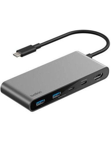 Perifericos BELKIN 1367402 - Belkin F4U042BT hub de interfaz 480 Mbit/s Negro