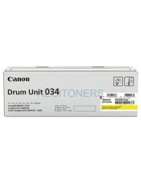 Tambor 9455B001 CANON - CANON Tambor Amarillo para I-Sensys MF810 IRC1200 C1120 series 034Y