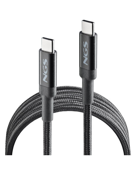 Accesorio NGS 1411184 - NGS KNOT 100W-3 cable USB USB 2.0 3 m USB C 0,48 Gbit/s Negro