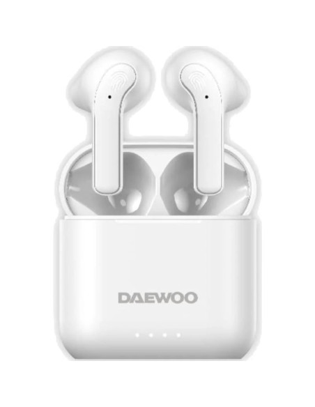 Auriculares_Altavoces DAEWOO DAE-AUR DW2021 - Auriculares Bluetooth Daewoo DW2021 con estuche de carga/ Autonomia 5h/ Blancos