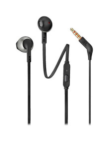 Auriculares_Altavoces JBL JBL-AUR T205BLK V2 - Auriculares Intrauditivos JBL Tune 205/ con Microfono/ Jack 3.5/ Negros