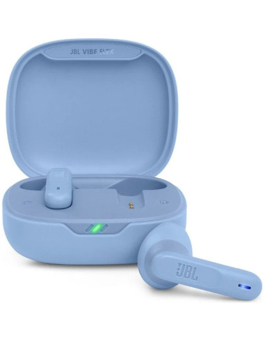 Auriculares_Altavoces JBL JBL-AUR VIBE FLEX BL - Auriculares Bluetooth JBL Vibe Flex con estuche de carga/ Autonomia 8h/ Azul