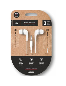 Auriculares_Altavoces TECH ONE TECH TOT-AUR TEC1004 - Auriculares Intrauditivos Tech One Tech soft earTECH TEC1004/ con Blancos