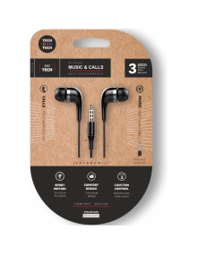 Auriculares_Altavoces TECH ONE TECH TOT-AUR TEC1005 - Auriculares Intrauditivos Tech One Tech soft earTECH TEC1005/ con Negros
