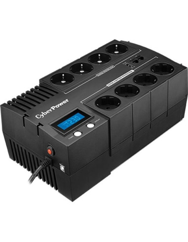 Sai CYBERPOWER CYB-LI BR1200ELCD - SAI Linea Interactiva Cyberpower BR1200ELCD/ 1200VA-720W/ 8 Salidas/ Formato Bloque