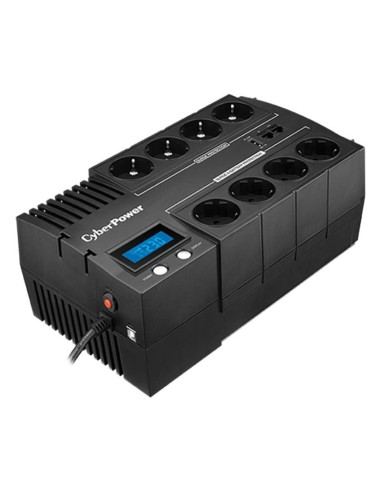 Sai CYBERPOWER CYB-LI BR1200ELCD - SAI Linea Interactiva Cyberpower BR1200ELCD/ 1200VA-720W/ 8 Salidas/ Formato Bloque