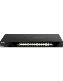 Redes D-LINK DLK-SWITCH DGS-1520-28 E - Switch Gestionable D-Link DGS-1520-28/E 24 Puertos/ RJ-45 10/100/1000/ SFP 2