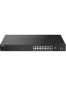 Redes D-LINK DLK-SWITCH DMS-1250-18P E - Switch D-Link DMS-1250-18P/E 18 Puertos/ RJ-45 Gigabit 10/100/1000 PoE/ SFP 2