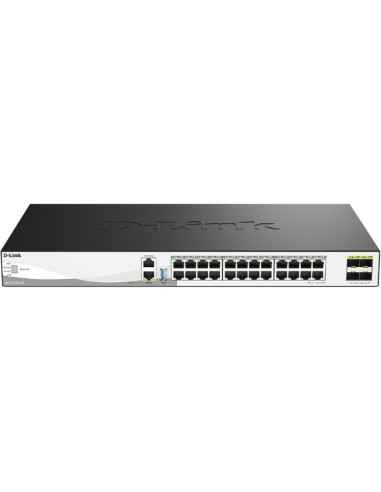 Redes D-LINK DLK-SWITCH DXS-3130-28 E - Switch Gestionable D-Link DXS-3130-28/E 24 Puertos/ RJ-45 10Gbps/ SFP/ PoE