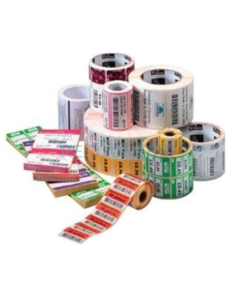 Papeleria 800264-255 ZEBRA TECHNOLOGIES - ETIQUETA TÁRMICA ZEBRA Z-SELECT 102MM ANCHO X 63,50MM LONGITUD 1100ETIQ./ROLLO EJE 25