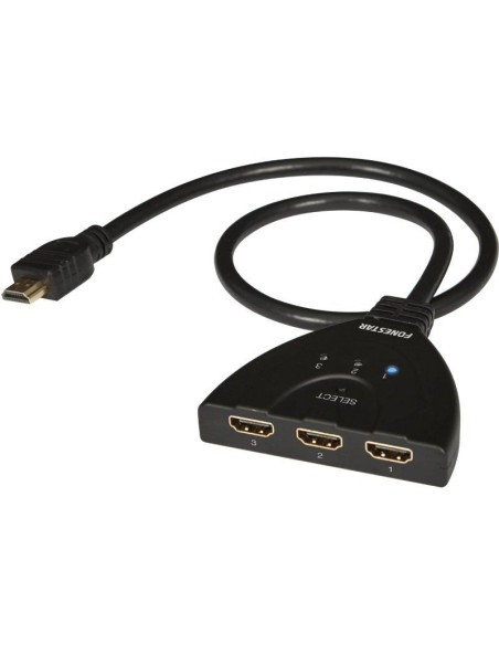 Redes FONESTAR FONE-ADP FO-513 - Switch HDMI 3 en 1 Fonestar FO-513/ 3xHDMI