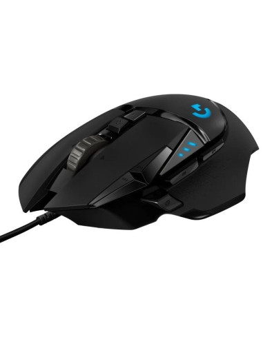 Perifericos LOGITECH LOG-MOU G502 HERO BK V2 - Raton Gaming Logitech G502 Hero/ Hasta 25600 DPI/ Negro