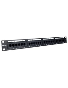 Redes PHASAK PHK-PATCH PU 2971 - Patch Panel Phasak PU 2971/ 24 Puertos/ Cat.6A/ Altura 1U 2