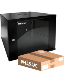 Redes PHASAK PHK-RACK PHO 2009D - Armario Rack Mural Desmontado Phasak PHO 2009D/ 19'/ Altura 9U