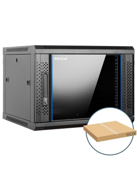 Redes PHASAK PHK-RACK PHO 2106D - Armario Rack Mural Desmontado Phasak PHO 2106D/ 19'/ Altura 6U