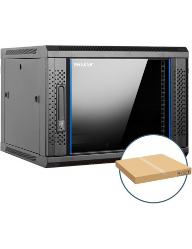 Redes PHASAK PHK-RACK PHO 2109D - Armario Rack Mural Desmontado Phasak PHO 2109D/ 19'/ Altura 9U