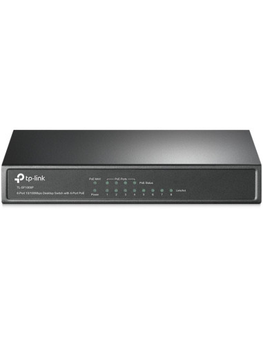 Redes TP-LINK TPL-SWITCH TL-SF1008P V2 - Switch TP-Link SF1008P 8 Puertos/ RJ-45 10/100 PoE