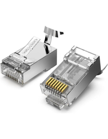 Accesorio VENTION VEN-CONECTOR IDER0-10 - Conector RJ45 IDER0-10/ Cat.7 FTP/ 10 uds