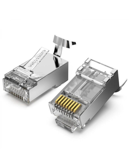 Accesorio VENTION VEN-CONECTOR IDER0-10 - Conector RJ45 IDER0-10/ Cat.7 FTP/ 10 uds