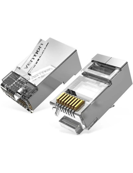 Accesorio VENTION VEN-CONECTOR IDFR0-10 - Conector RJ45 IDFR0-10/ Cat.6A FTP/ 10 uds