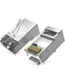 Accesorio VENTION VEN-CONECTOR IDFR0-10 - Conector RJ45 IDFR0-10/ Cat.6A FTP/ 10 uds 2