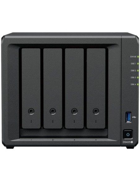 Disco SYNOLOGY SYN-NAS DS425 PLUS - NAS Synology Diskstation DS425+/ 4 Bahias 3.5'- 2.5'/ 2GB DDR4/ Formato Torre