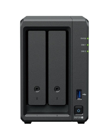 Disco SYNOLOGY SYN-NAS DS725 PLUS - NAS Synology Diskstation DS725+/ 2 Bahias 3.5'- 2.5'/ 4GB DDR4/ Formato Torre