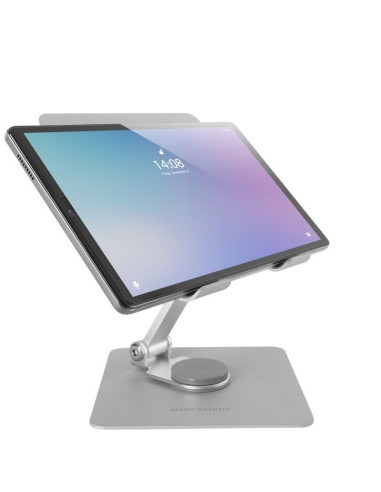 Accesorio MARS GAMING TAC-SOP MA-RST GYPL - Soporte para Tablets/Convertibles Mars Gaming MA-RST/ hasta 13'/ Gris Plateado