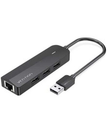 Perifericos VENTION VEN-DOCK CHPBB - Hub USB 2.0 Vention CHPBB/ 3xUSB/ 1xMicro USB PD/ 1xRJ45 2