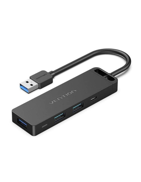 Perifericos VENTION VEN-HUB CHVBB - Hub USB 3.0 Vention CHVBB/ 3xUSB/ 1xMicroUSB PD/ 1xLector Tarjetas