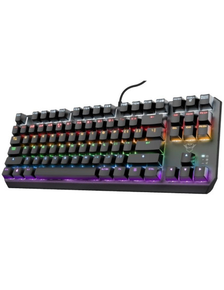 Perifericos TRUST GAMING TRU-TEC GXT 834 CALLAZ BK - Teclado Gaming Mecanico Trust Gaming GXT 834 Callaz