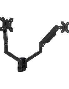 Accesorio TOOQ LP1434TNR-B - SOPORTE DE PARED PARA 2 MONITORES TOOQ LP1434TNR-B/GIRATORIO/ INCLINABLE/