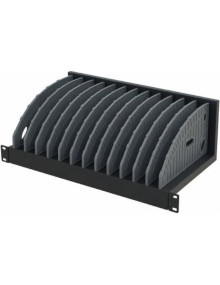 Redes EWENT EW1721 - Ewent Bandeja 12 Ranuras Dispositivos RACK 19"