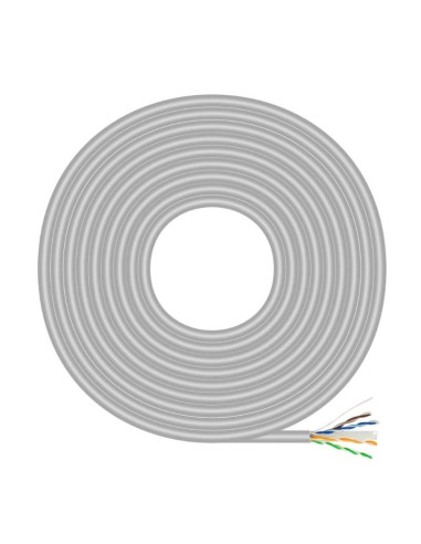 Accesorio AISENS A135-0660 - Aisens Cable RJ45 CAT.6 UTP AWG23 CCA gris 100m
